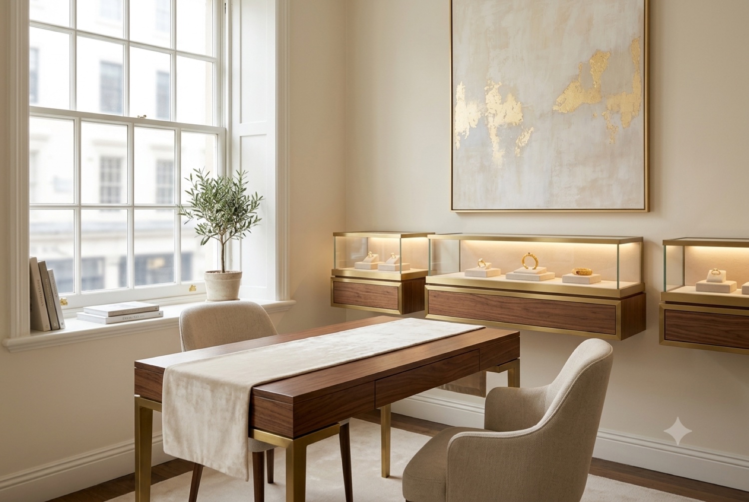 Our atelier's private consultation room